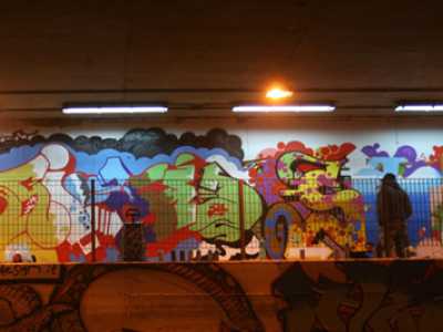 Graffiti realizzati da writers baresi